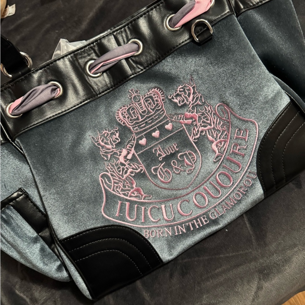 🎀Grey and pink tote bag🎀
